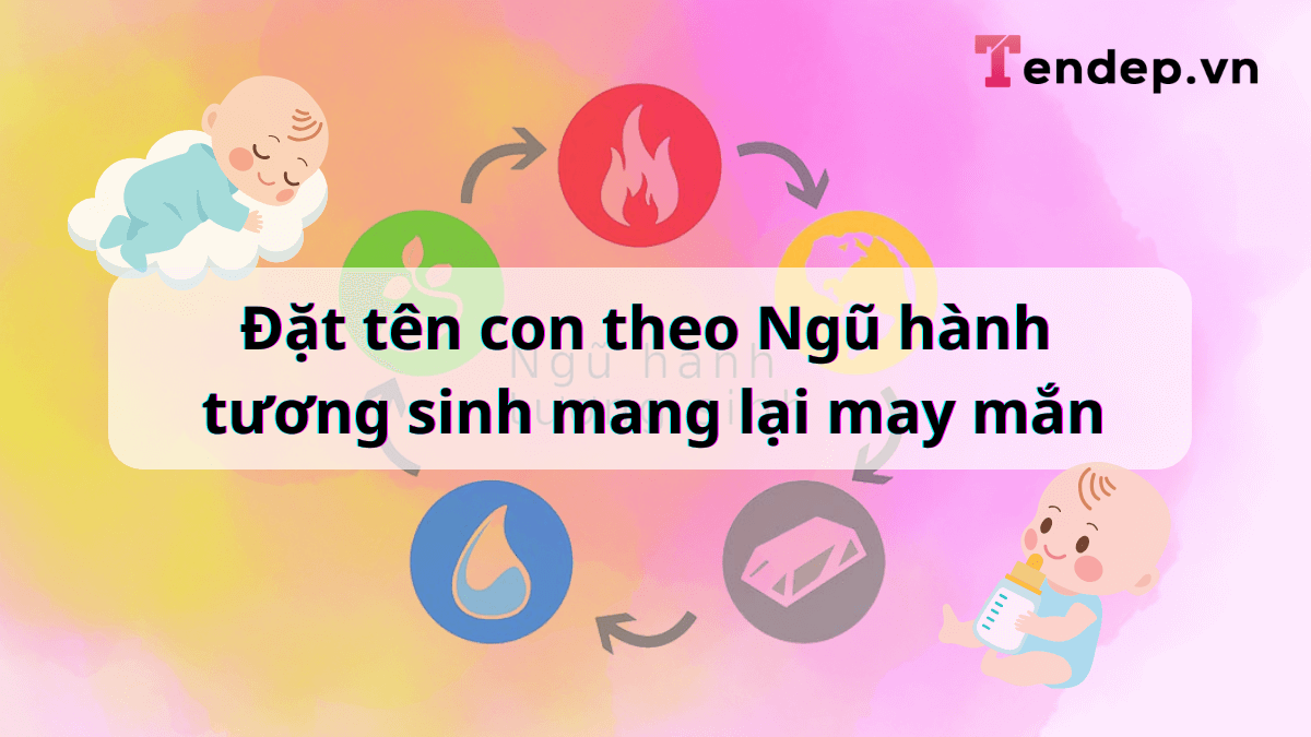 Cách đặt tên con theo Ngũ hành tương sinh mang lại may mắn