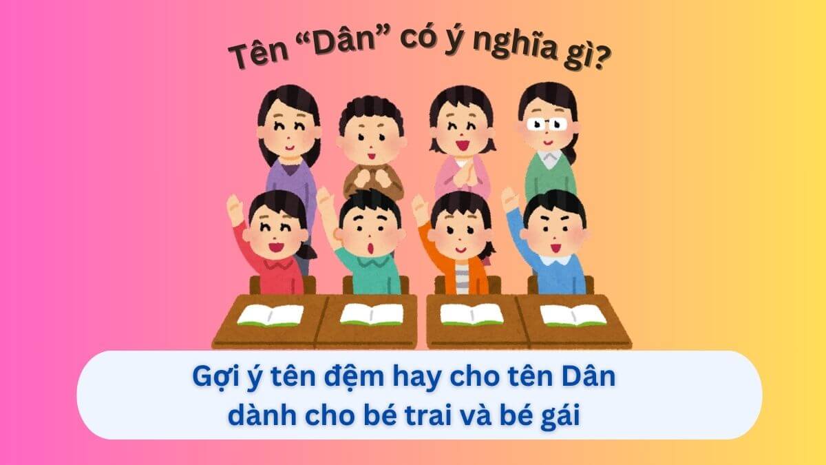 Ý nghĩa tên Dân