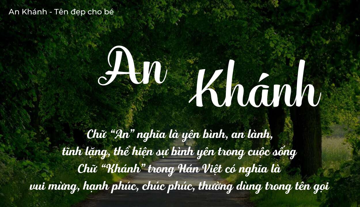 Ý Nghĩa Tên An Khánh Qua Các Con Số May Mắn