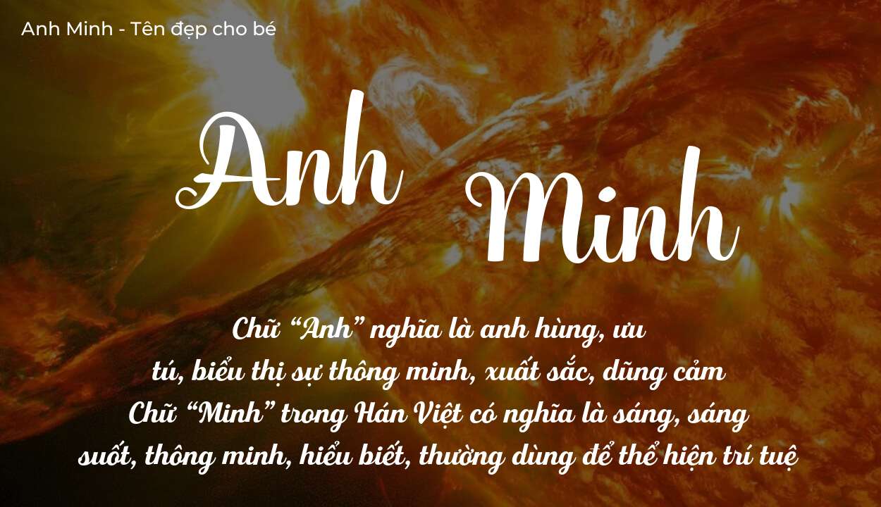 Ý nghĩa tên Anh Minh, thuộc mệnh gì tính cách và vận mệnh