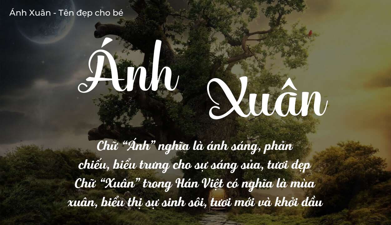 Ý Nghĩa Tên Ánh Xuân Giúp Con Mang Lại Bình An Cho Gia Đình