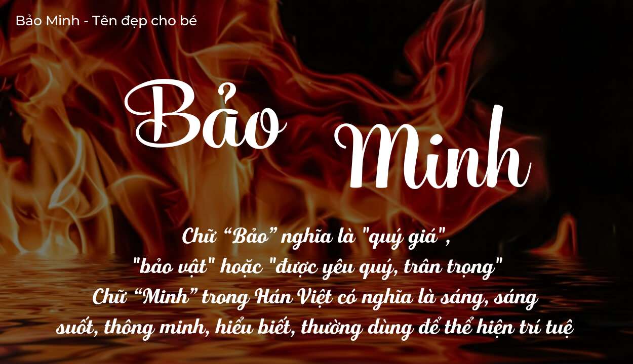 Ý Nghĩa Tên Bảo Minh Trong Quan Niệm Dân Gian
