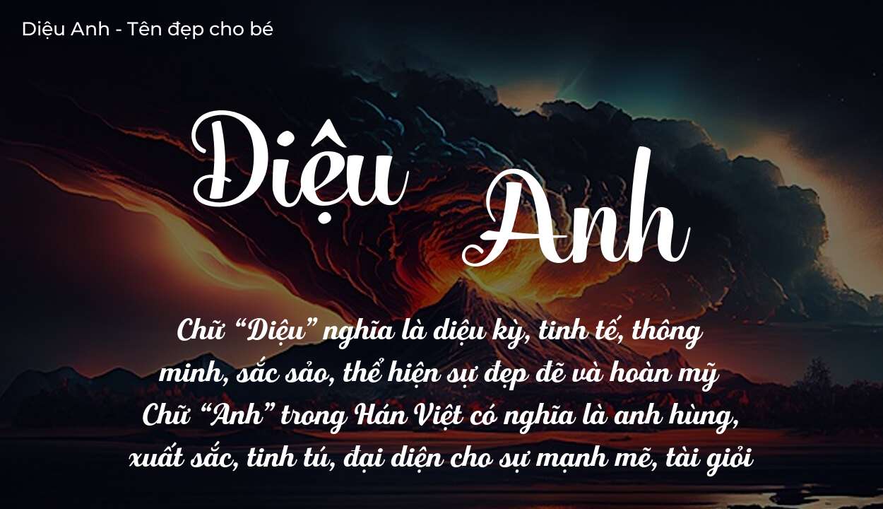 Ý nghĩa tên Diệu Anh? Người mệnh gì phù hợp với tên Diệu Anh