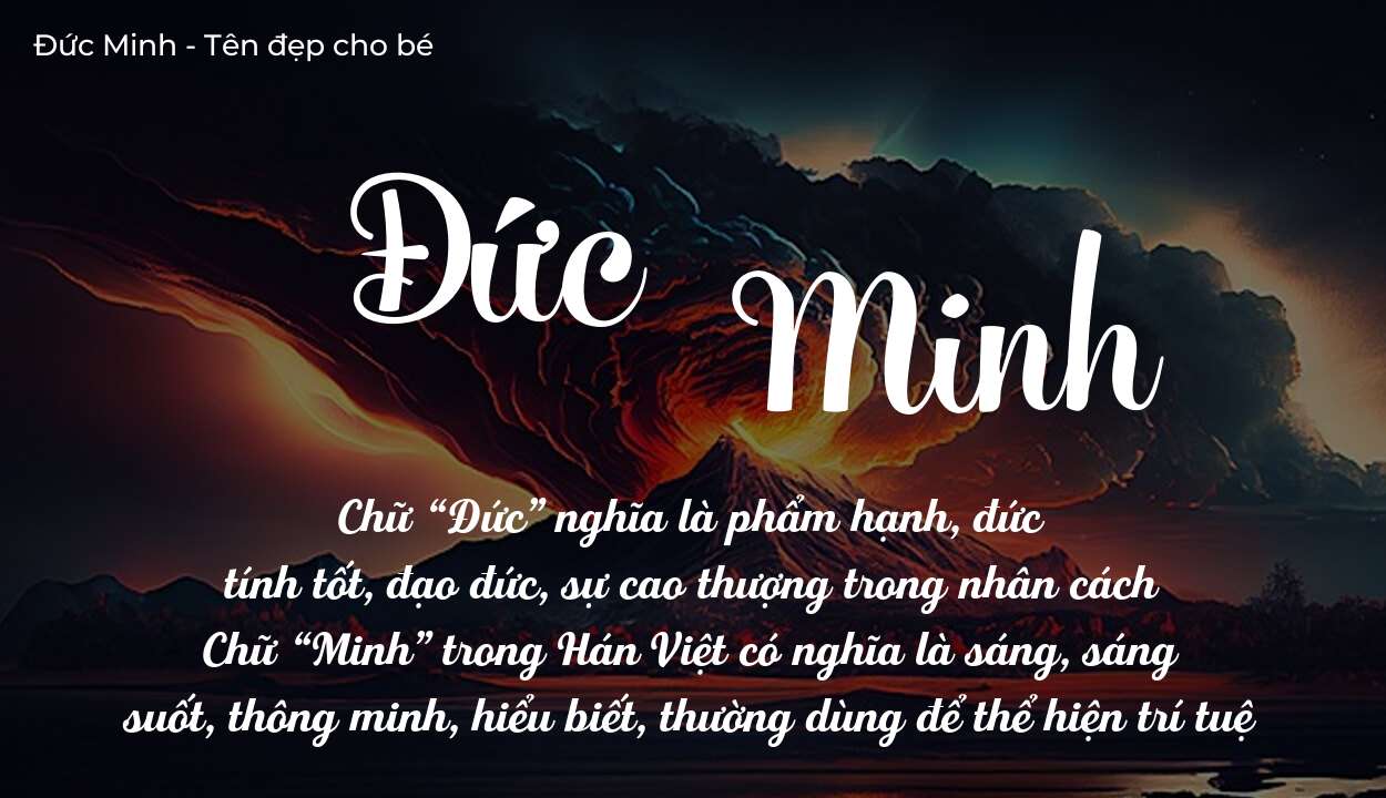 Ý Nghĩa Tên Đức Minh Mang Lại Sự Vững Vàng Và Kiên Định