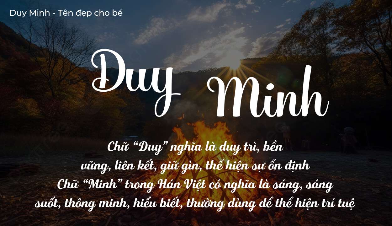 Ý Nghĩa Tên Duy Minh Có Giúp Bé An Nhiên Không