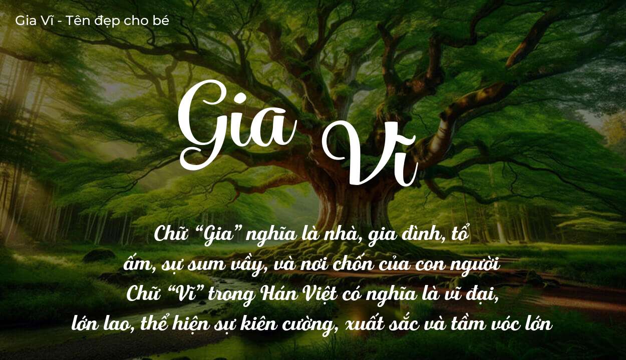 Ý Nghĩa Tên Gia Vĩ Khi Đặt Cho Con Theo Phong Thủy
