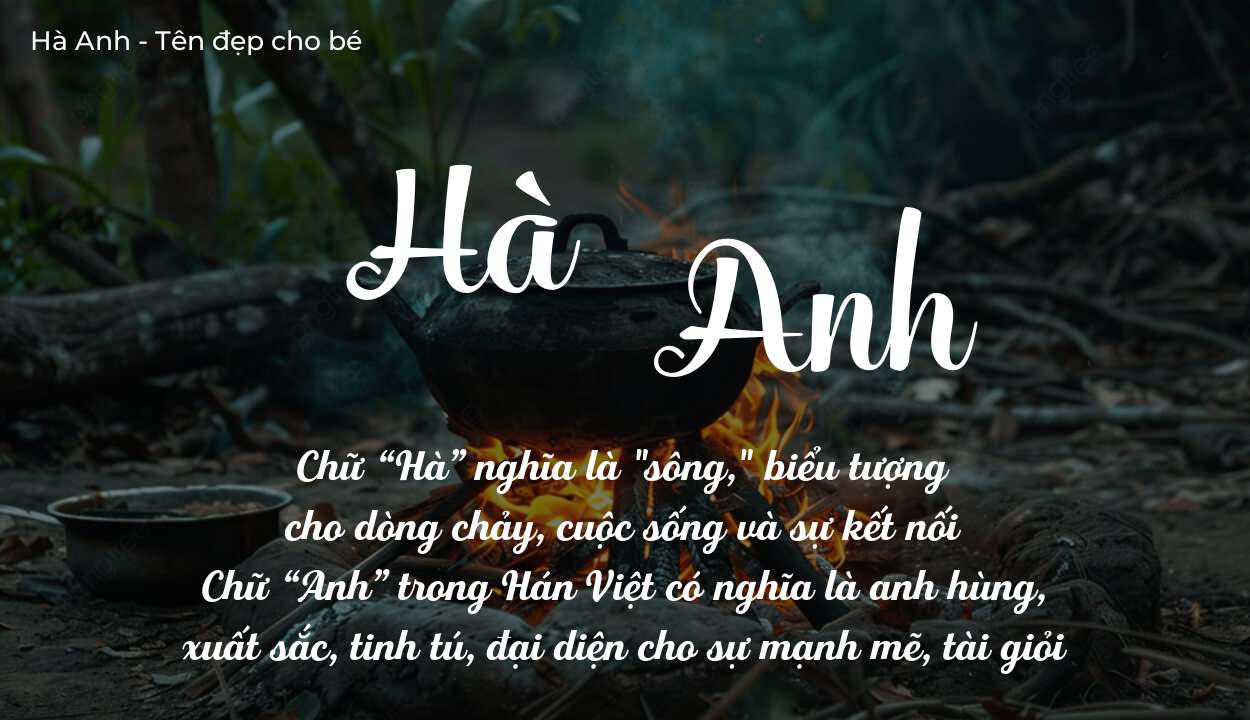 Ý Nghĩa Tên Hà Anh Trong Phong Thủy Ngũ Hành Và Sự May Mắn