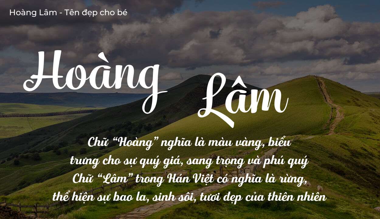 Ý Nghĩa Tên Hoàng Lâm Có Giúp Chủ Nhân Thành Công Không