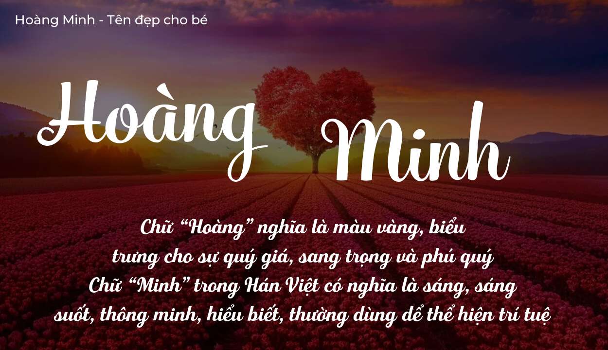 Ý Nghĩa Tên Hoàng Minh Trong Thần Số Học Con Số Chủ Đạo