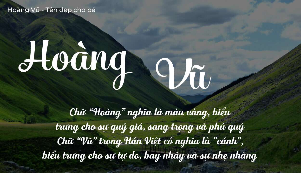 Tên Hoàng Vũ có ý nghĩa gì trong phong thủy và thần số học?