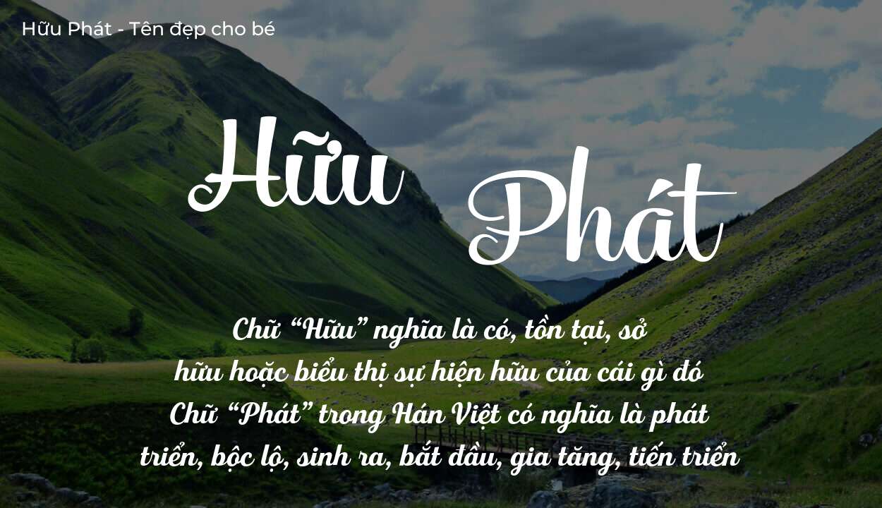 Ý Nghĩa Tên Hữu Phát Có Giúp Chủ Nhân Thành Công Không