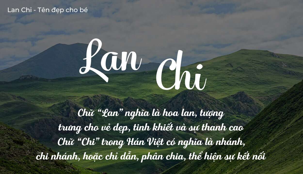 Ý Nghĩa Tên Lan Chi Có Giúp Con Học Hành Giỏi Giang Không