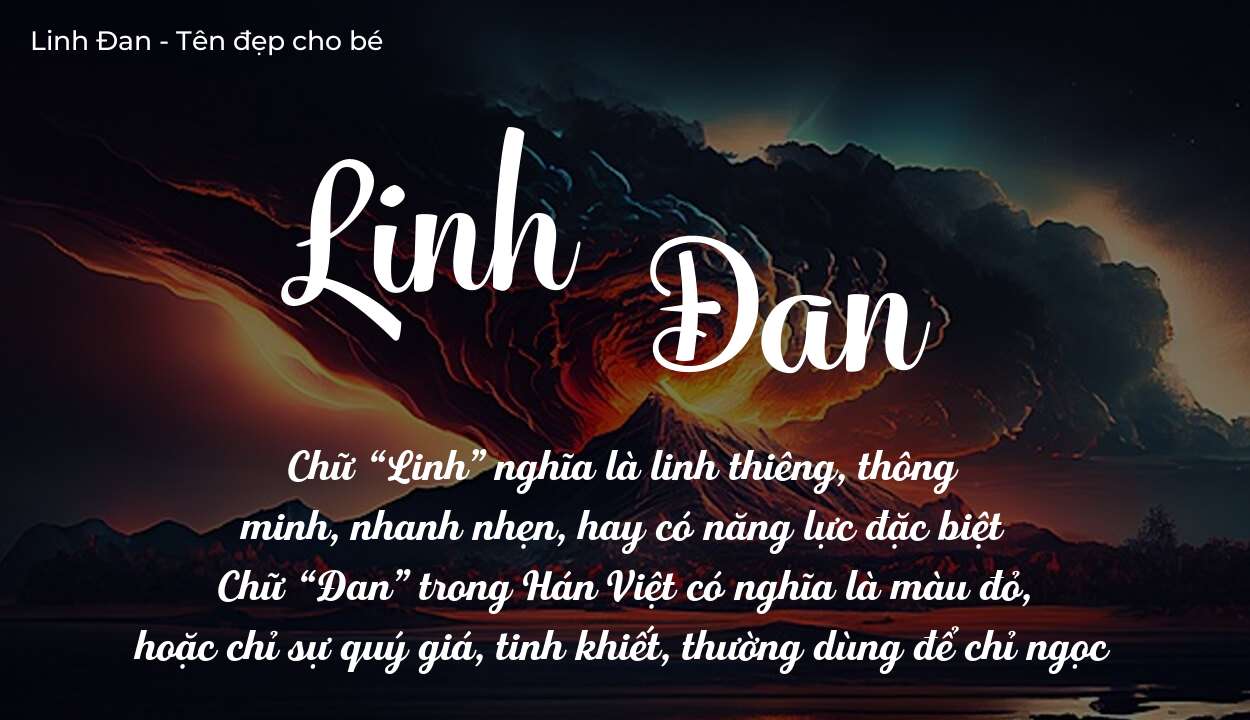 Ý Nghĩa Tên Linh Đan Trong Hành Trình Trưởng Thành Của Bé