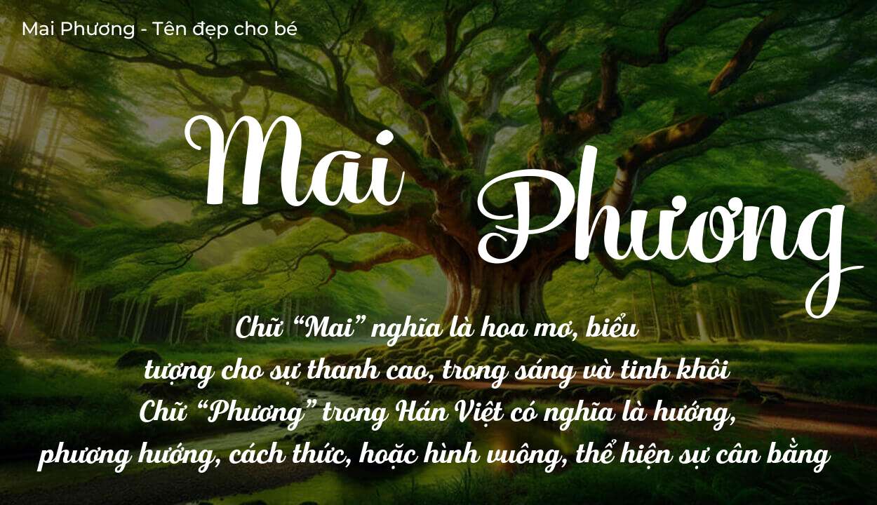 Ý Nghĩa Tên Mai Phương Và Hành Trình Phát Triển Của Bé Gái