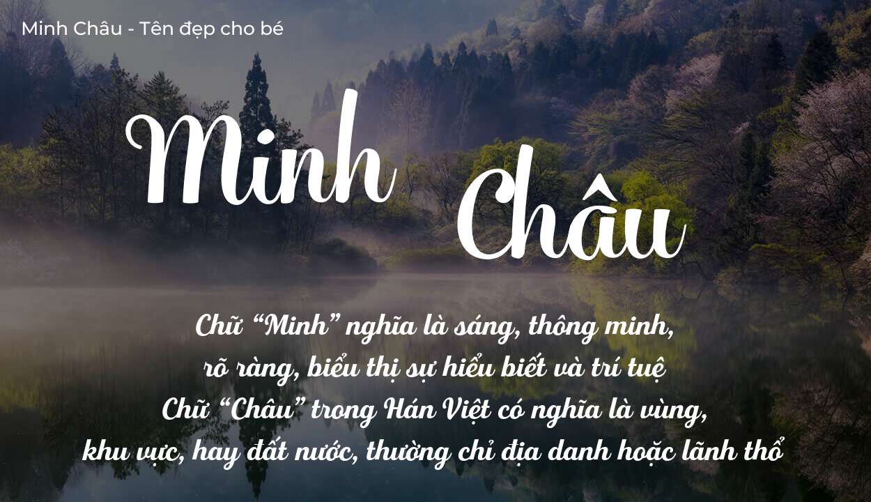 Ý nghĩa tên Minh Châu, thuộc mệnh gì tính cách và vận mệnh