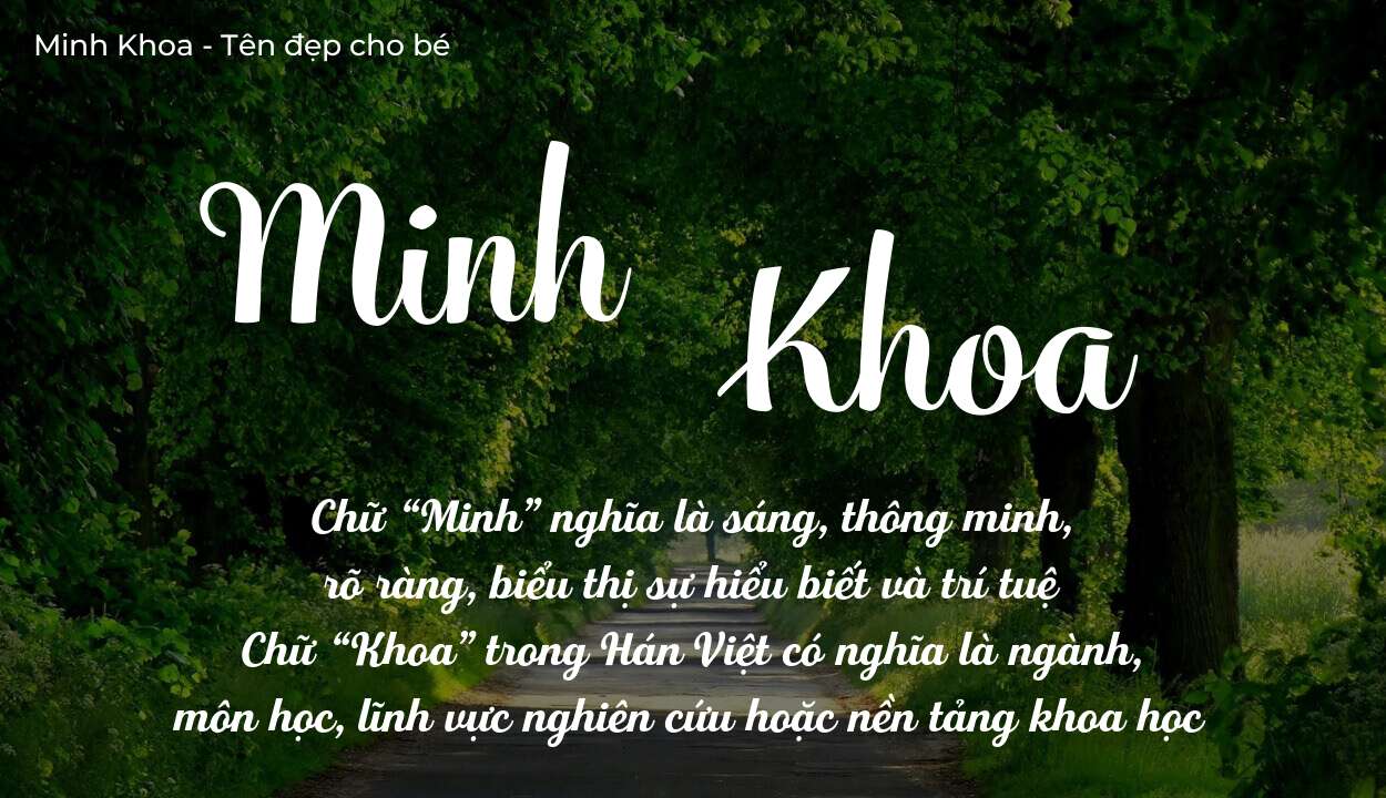 Ý Nghĩa Tên Minh Khoa Trong Thần Số Học Con Số Chủ Đạo