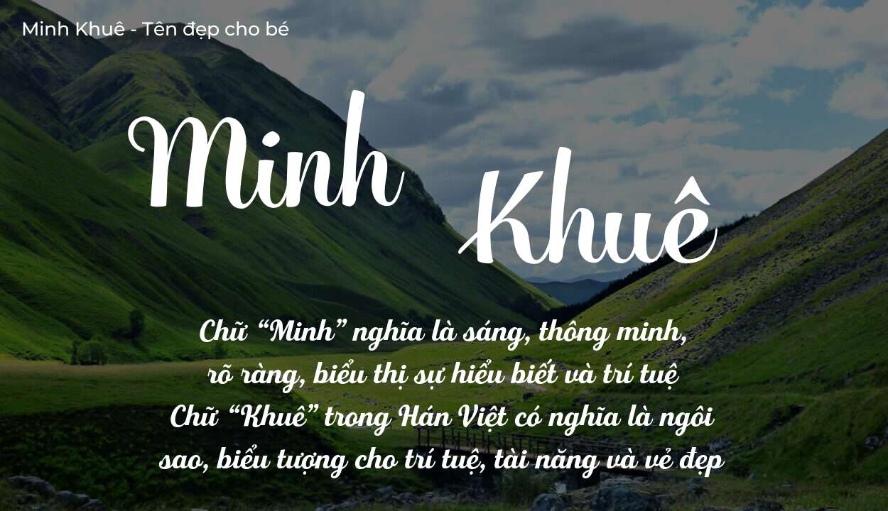 Ý Nghĩa Tên Minh Khuê Theo Quan Niệm Dân Gian Và Tử Vi