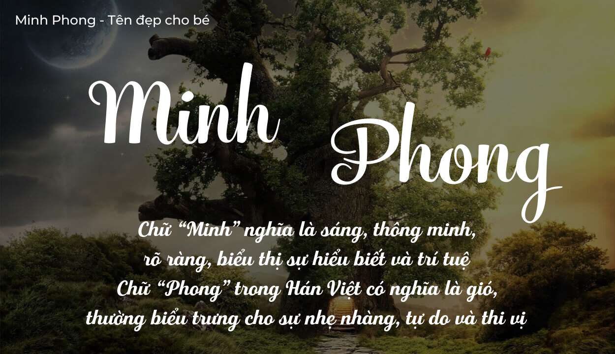 Ý Nghĩa Tên Minh Phong Có Giúp Bé Gặp Quý Nhân Không