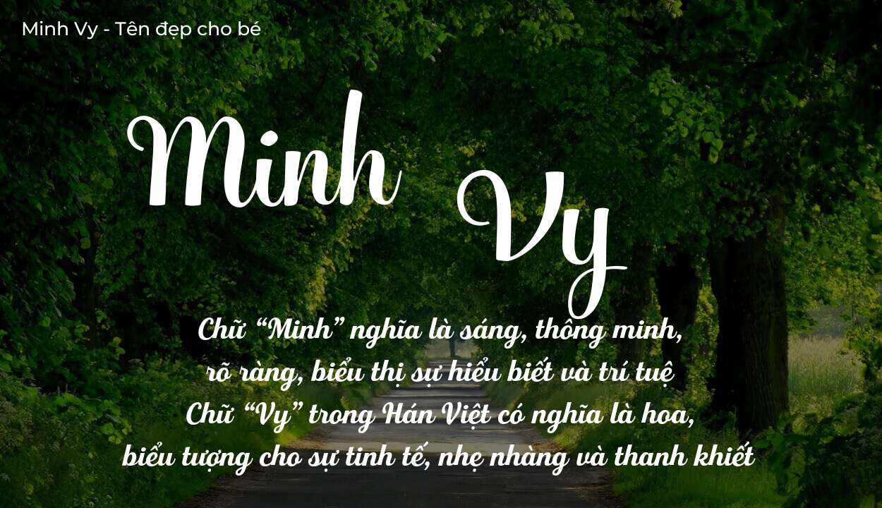 Ý Nghĩa Tên Minh Vy Và Bí Ẩn Con Số Vận Mệnh