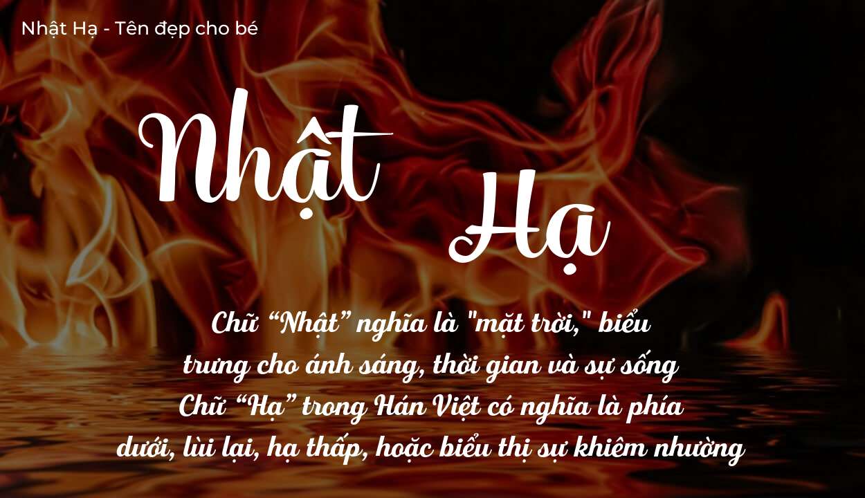 Ý Nghĩa Tên Nhật Hạ Và Hành Trình Phát Triển Của Bé Gái