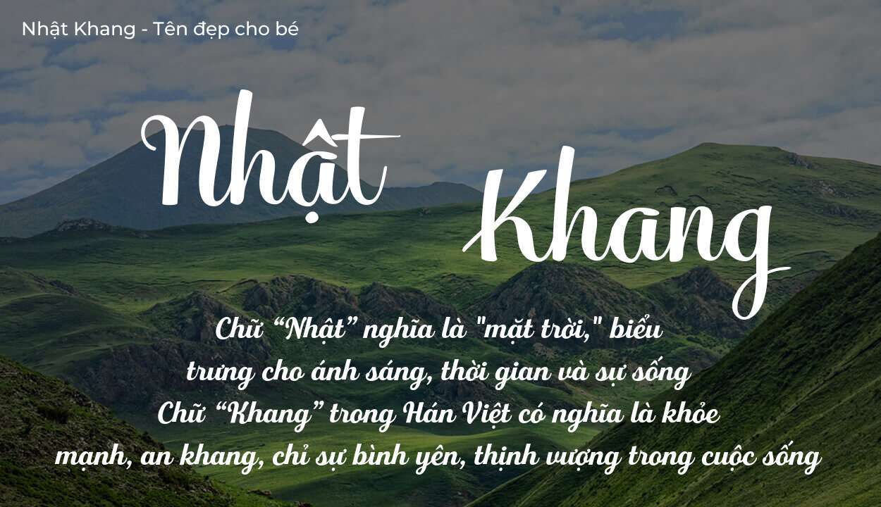 Ý Nghĩa Tên Nhật Khang Có Giúp Chủ Nhân Thành Công Không