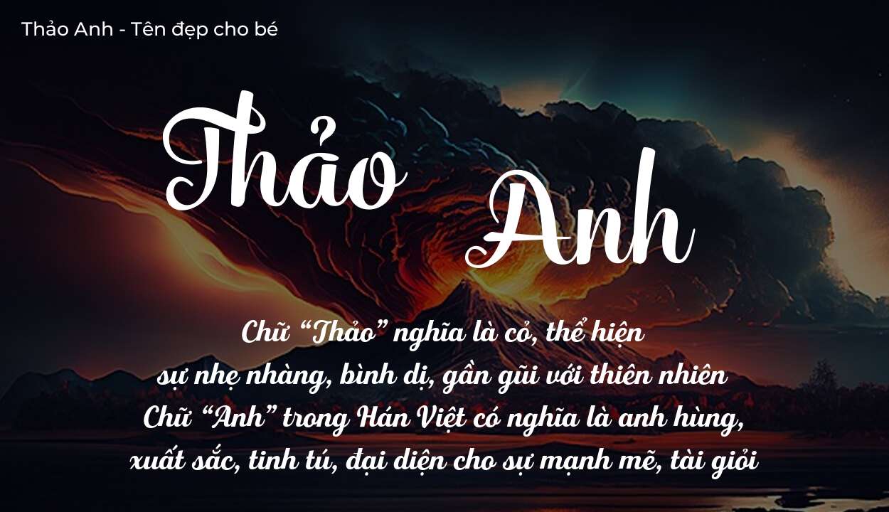 Ý Nghĩa Tên Thảo Anh Và Những Con Số Chủ Đạo Liên Quan