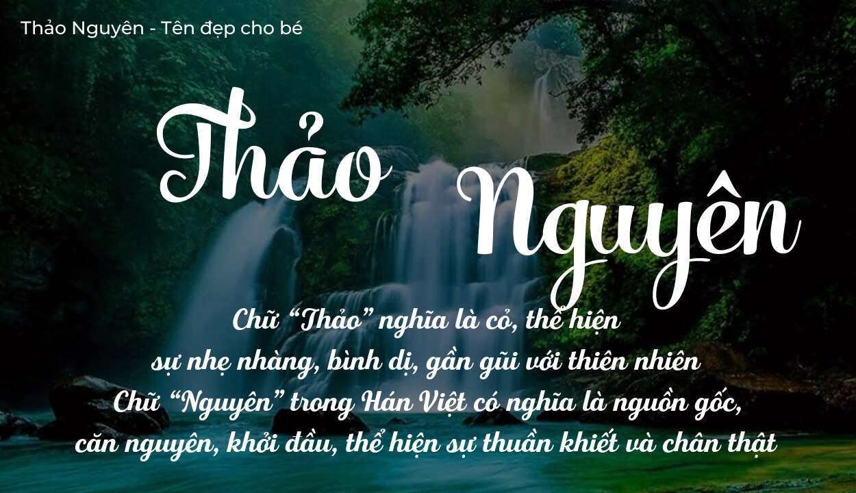 Ý Nghĩa Tên Thảo Nguyên Và Đường Tình Duyên Của Bé Gái