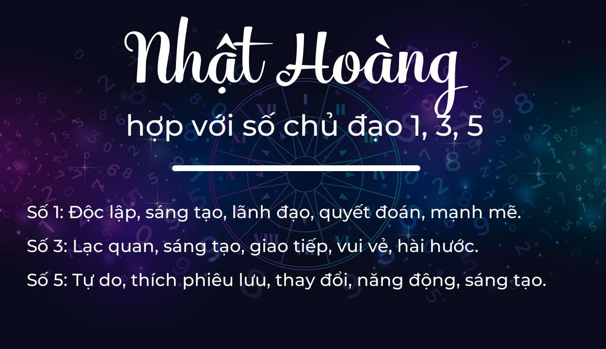 Tên Nhật Hoàng hợp với người có số chủ đạo 1, 3, 5