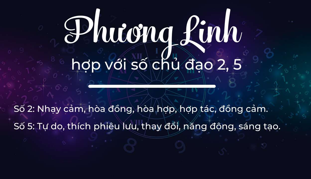 Tên Phương Linh hợp với người có số chủ đạo 2, 5